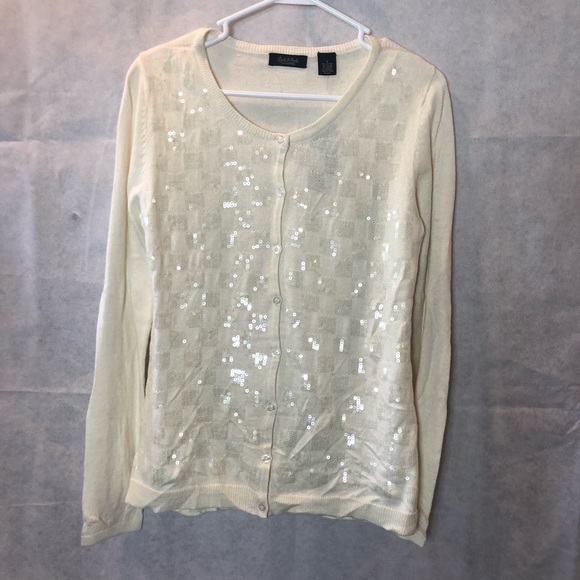sequin cardigan sweater